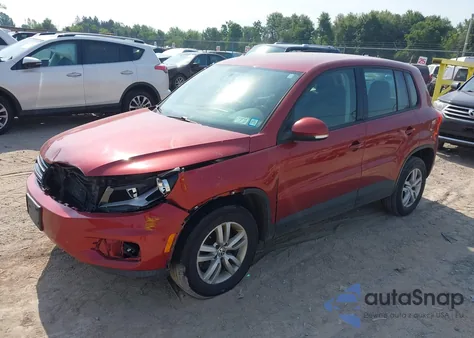 2013 Volkswagen Tiguan S z USA, uszkodzony, nr VIN WVGBV3AX4DW050986